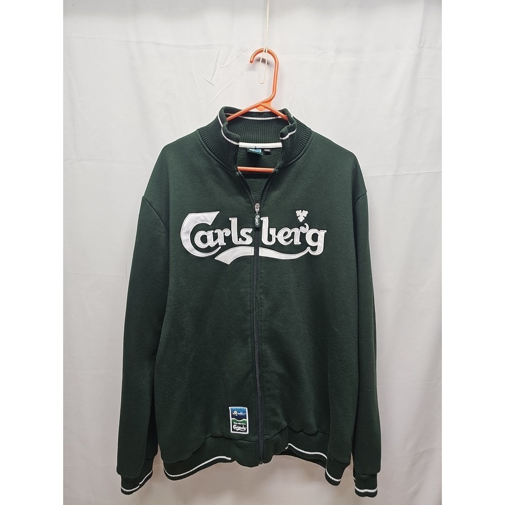 Carlsberg Euro 2012 Full Zip Embroidered Sz XXL‎ Jacket Sweater Soccer